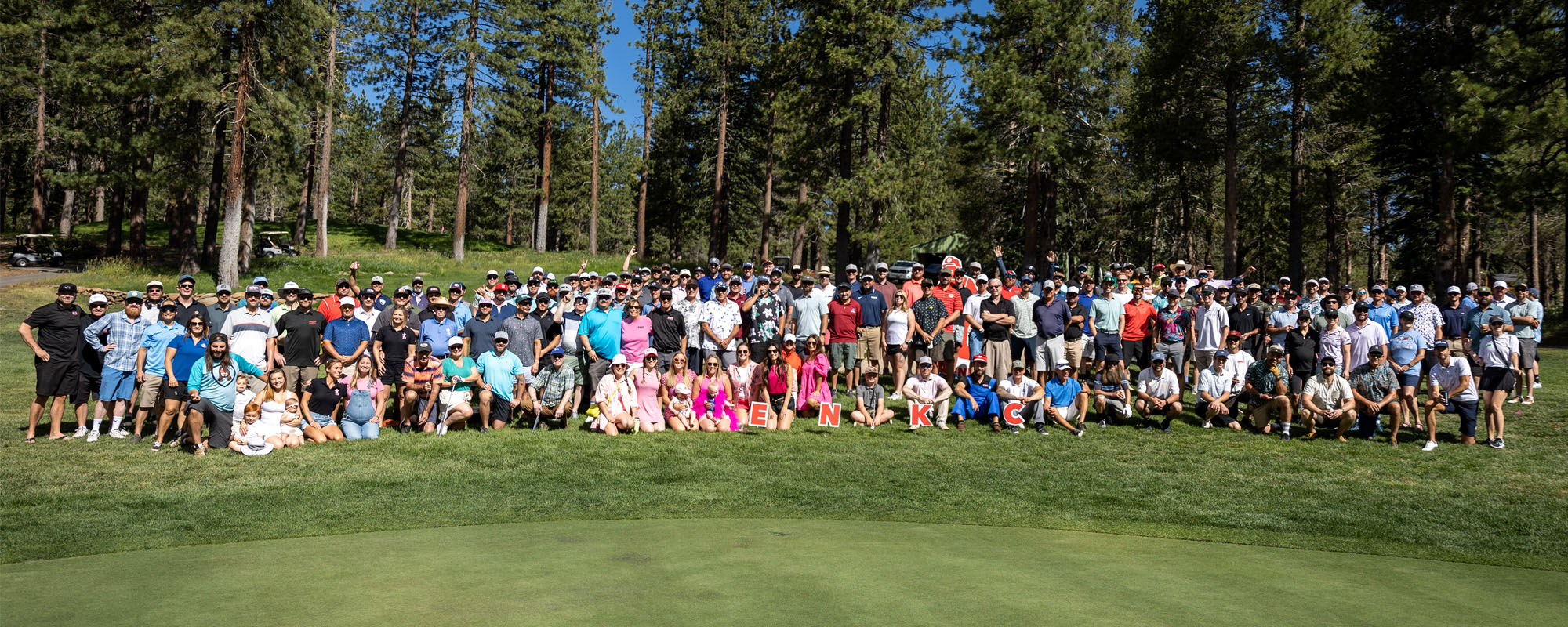 ENKC group on Tahoe Donner Golf Couse