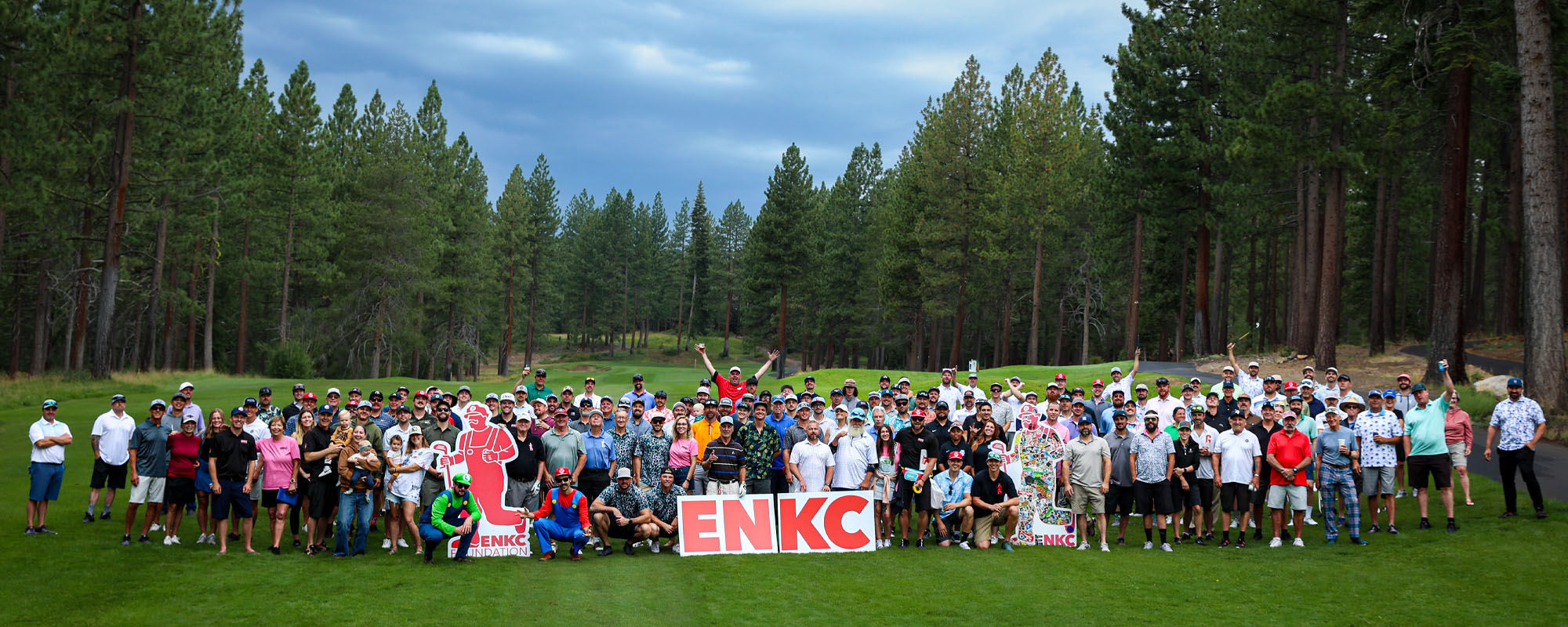 ENKC group on Tahoe Donner Golf Couse